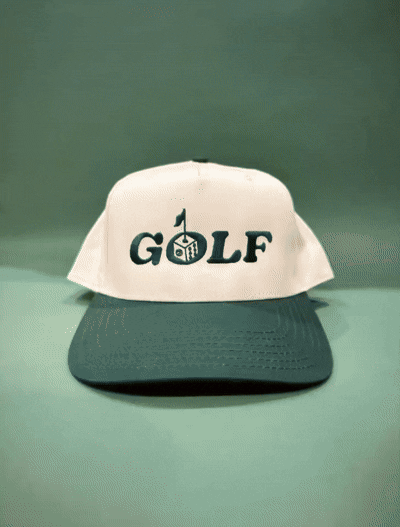 Golf Dice Game Set and Hat Bundle
