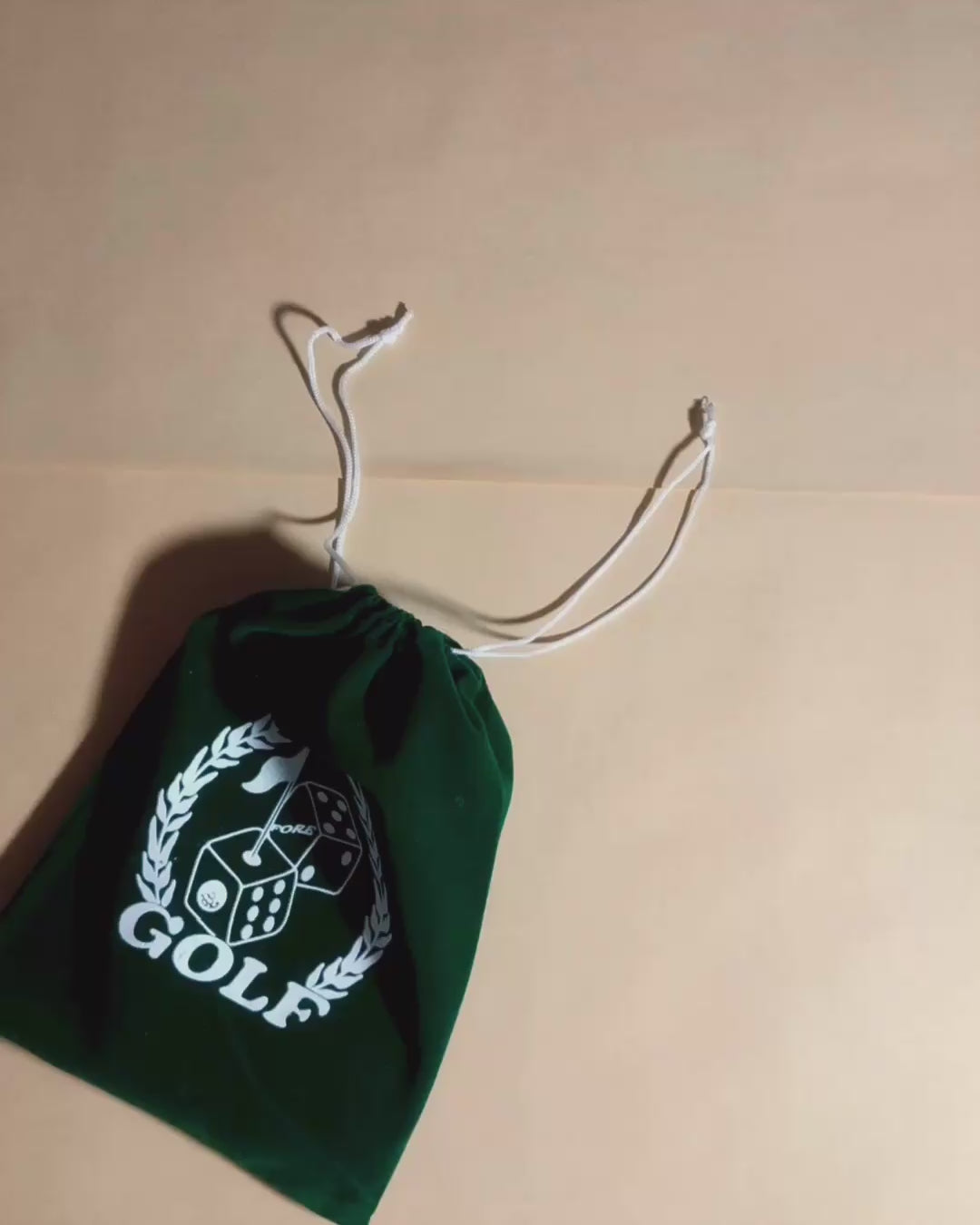 Golf Dice Game Set and Hat Bundle